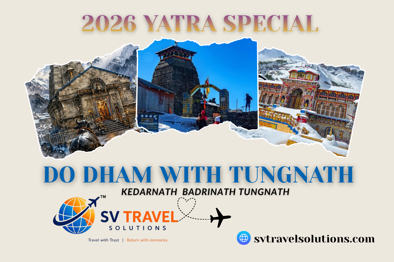 Do Dham Yatra With Tungnath from Delhi to Delhi 7 Days / 6 Night